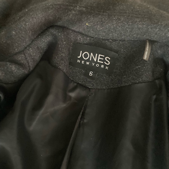Jones like new maxi coat wool charcoal - Picture 4 of 8